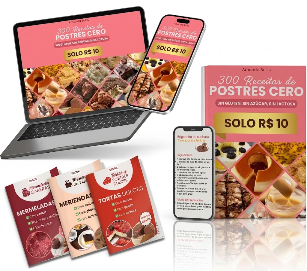 Mockup 300 Postres Saludables